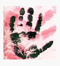 Handprint Photographic Print