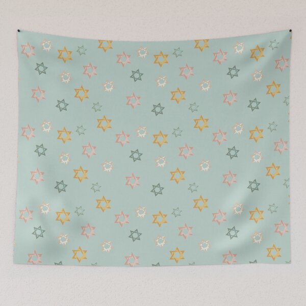 Item preview, David Star Pattern turquise design designed and sold by Maria Garcia´s.