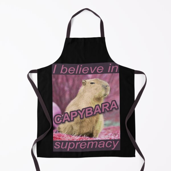 Item preview, I believe in capybara supremacy designed and sold by BattleGoat.