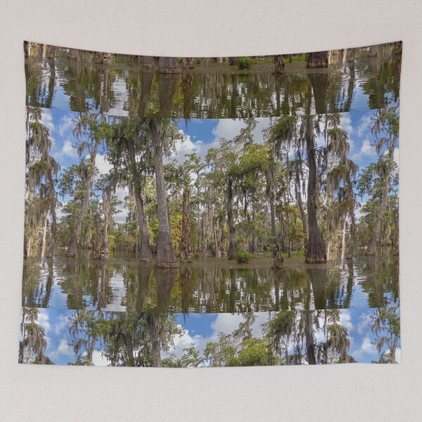 Item preview, Cypress Trees and Reflections in the Bayou Swamp designed and sold by SafariByMarisa.