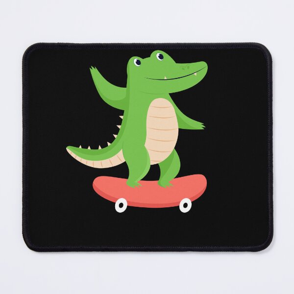 Item preview, Cute Alligator Funny Crocodile On skateboard Alligator designed and sold by Waleedw.