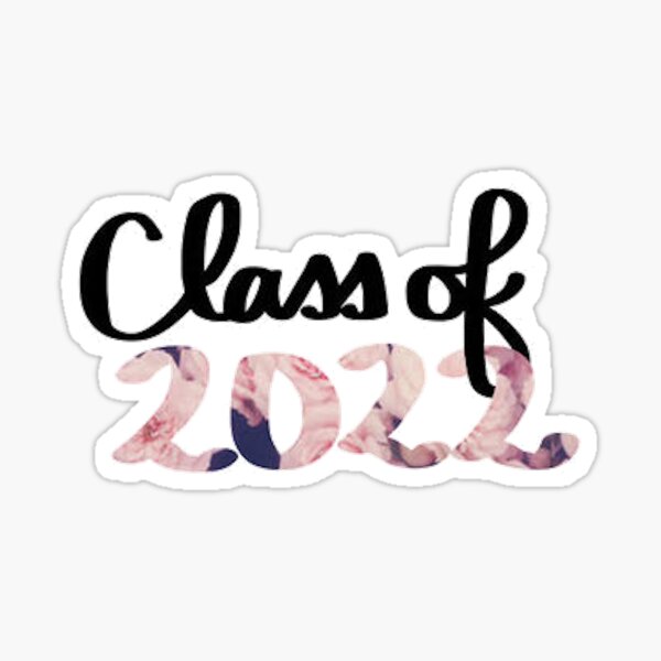 Class of 2022 - Floral Sticker