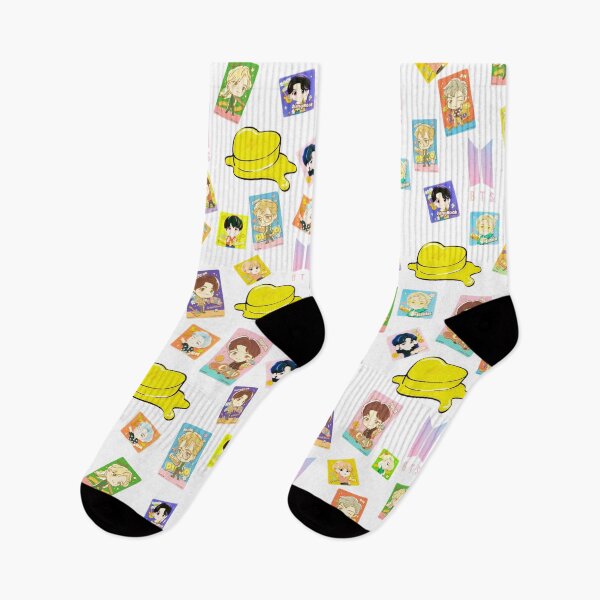 Item preview, BTS Chibi Cute Butter Army Kawaii Jin Suga J-Hope RM Jimin V Jungkook designed and sold by TJino.