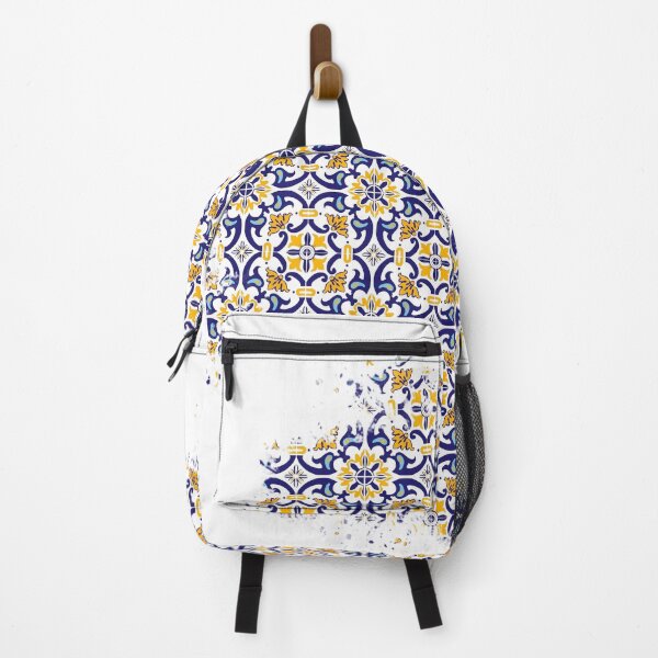 Item preview, Bi Color Blue and Yellow splash Azulejo designed and sold by The-Art-Alive.