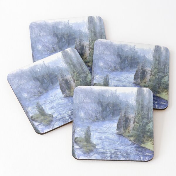 Item preview, Yellowstone river in the park designed and sold by ashishagarwal74.
