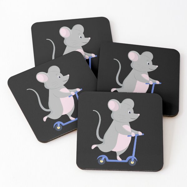 Item preview, Cute Mouse Funny Mouse On Scooter designed and sold by Waleedw.