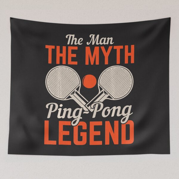 Item preview, The Man The Myth Ping Pong Legend  Table Tennis  designed and sold by roselbktewaxmq.