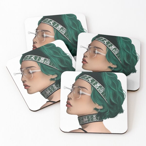 Item preview, green hair girl designed and sold by nanabalzan.