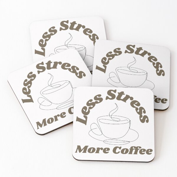 Item preview, Stress More Coffee designed and sold by CreacionsMeraki.