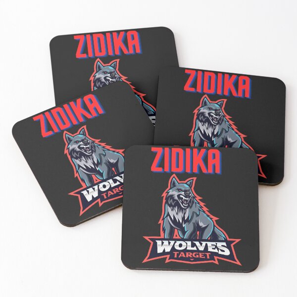 Item preview, Zidika wolves target grey and red background designed and sold by klimov0101.