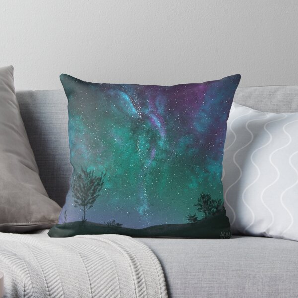 Under The Sky Full Of Stars, I'd Still Stare At You Throw Pillow