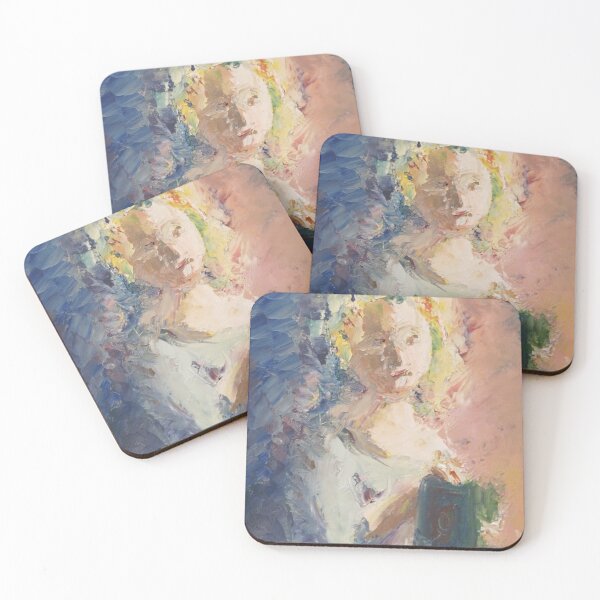 Item preview, Oil portrait painting with palette knife designed and sold by AndyManganoArt.
