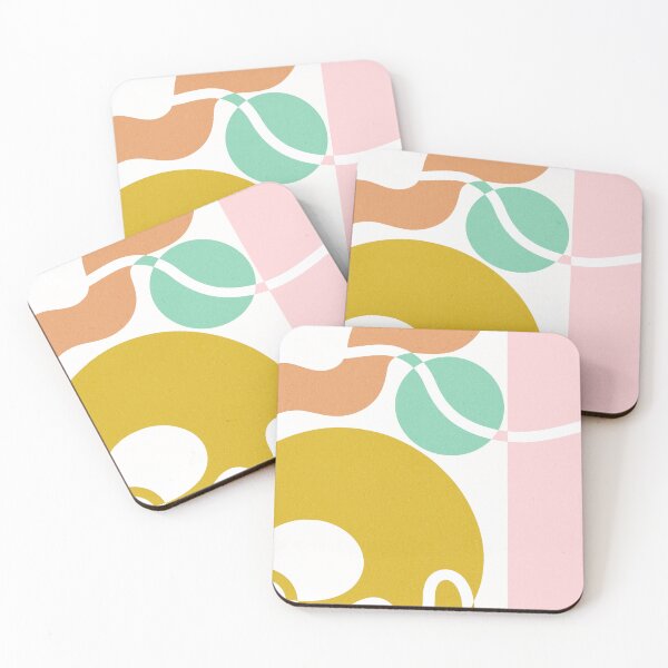 Item preview, Abstract Shapes Soft Pastel Cute 1 designed and sold by trajeado14.