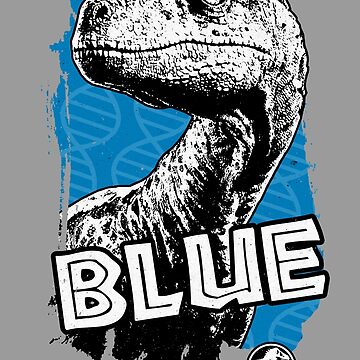 Jurassic World Blue Sticker by Voxis42