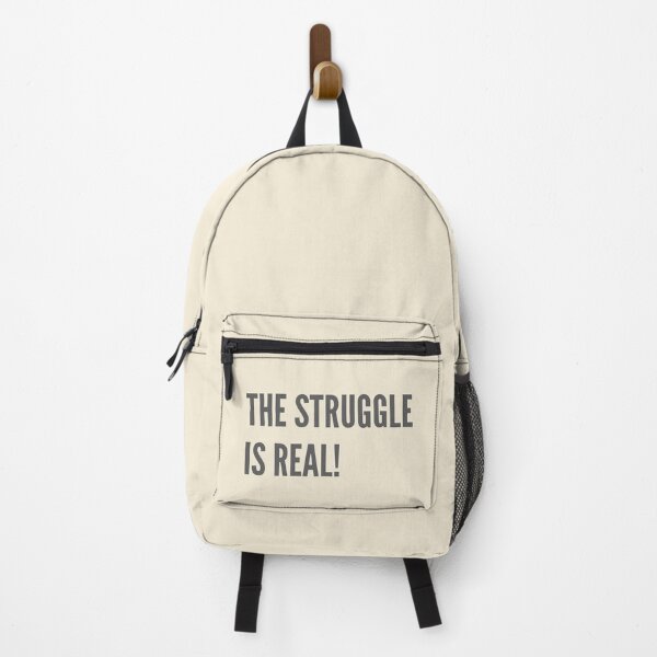 Item preview, The struggle is real bold gray quote designed and sold by WordStruggle.