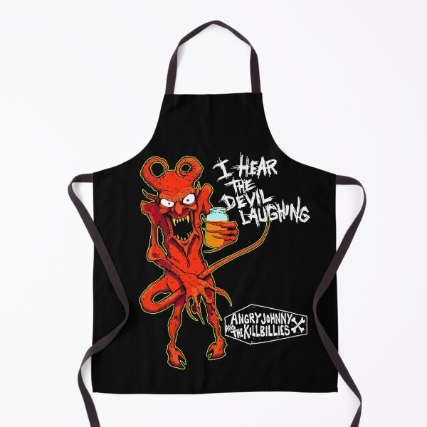 Item preview, I Hear The Devil Laughing (Dark Shirt) designed and sold by ANGRYJOHNNY.