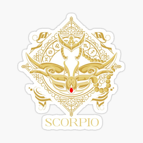 Scorpio Sticker For Sale By Rorgnak Redbubble