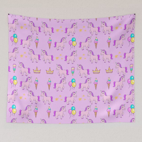 Item preview, Cute Purple Unicorns designed and sold by 37jlee.