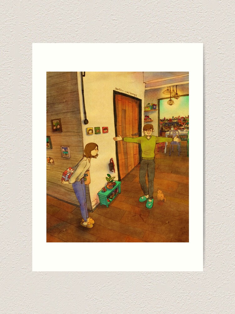 Alternate view of I’m home Art Print