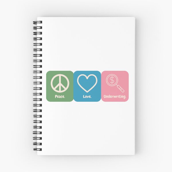 Item preview, Peace. Love. Underwriting. designed and sold by Thomas Dossman.