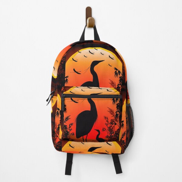 Item preview, Heron Shape on Exotic Sunset designed and sold by BluedarkArt.