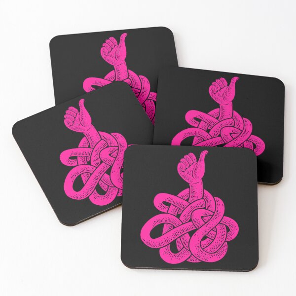 Item preview, Copy of Thumb up hand knot. Pink designed and sold by IronicEmpire.