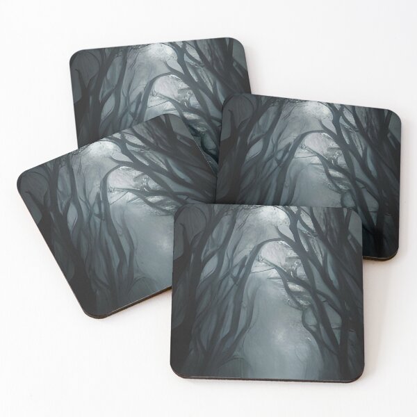Item preview, Creepy Forest Halloween AI Art Design designed and sold by boopsblunt.