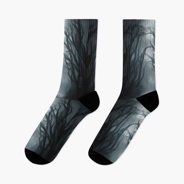 Item preview, Creepy Forest Halloween AI Art Design designed and sold by boopsblunt.