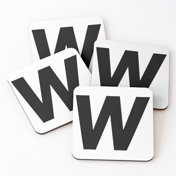 Item preview, Letter W Word ww letra doble v designed and sold by ZooOfArt.