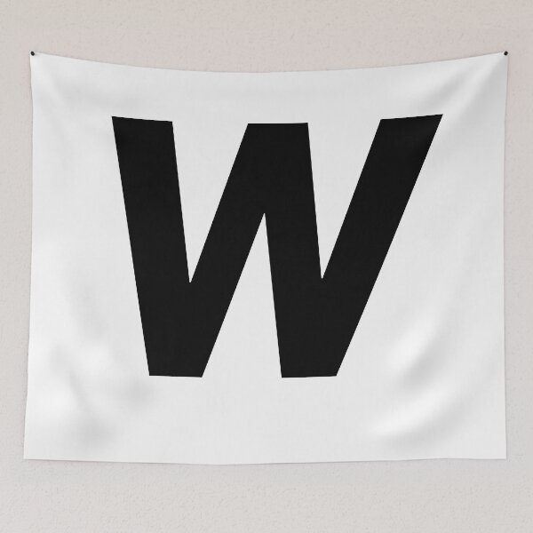 Item preview, Letter W Word ww letra doble v designed and sold by ZooOfArt.