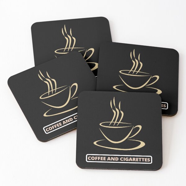 Artikelvorschau, Eins Kaffee und Zigaretten entworfen und verkauft von The Love Quill.