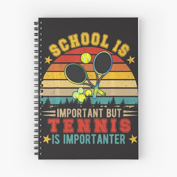 Item preview, Vintage Retro School Is Important But Tennis Is Importanter  designed and sold by roselbktewaxmq.