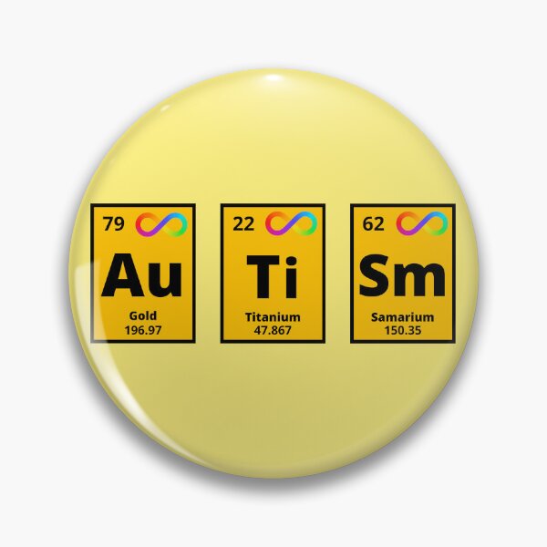 Item preview, Autism Periodic Table Chemistry Autistic Infinity Neurodivergent designed and sold by prideXrainbow.