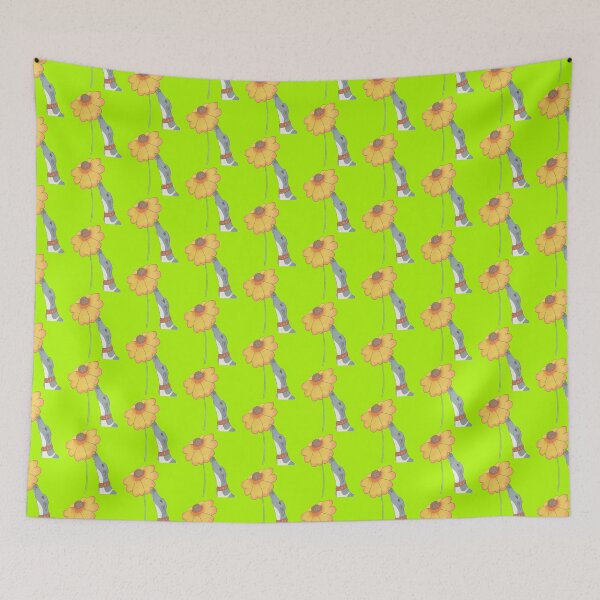 Item preview, Copy of Just Sniffing Sunshine Green Background designed and sold by JaneWrenArt.