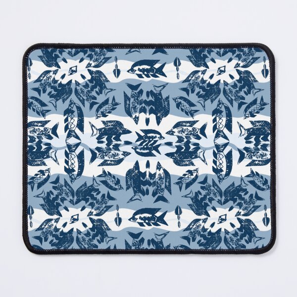 Item preview, Wild Ocean Fish on White designed and sold by bmfabricdesigns.