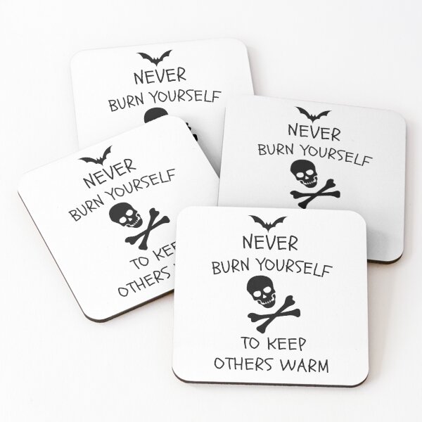 Item preview, Never Burn Yourself To Keep Others Warm, Self Immolation designed and sold by Salva-Shop.