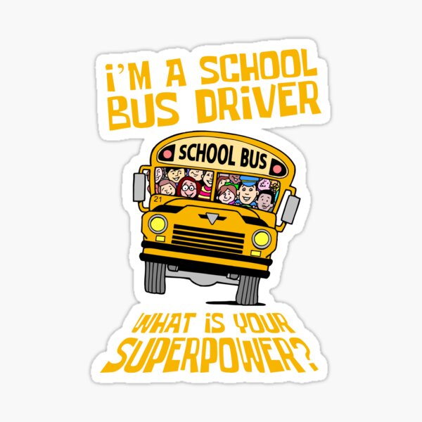 Item preview, I'm A School Bus Driver Art Design designed and sold by Panda Branda.