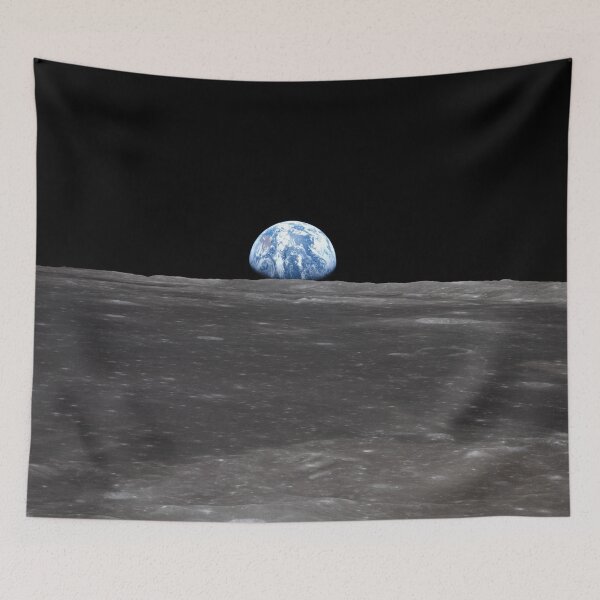 Item preview, Earth Rising Over Moon, Apollo 11, 1969 designed and sold by sweetbelle.