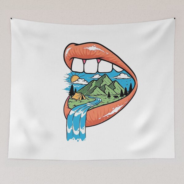 Item preview, Happy Camper Mouth designed and sold by kapiks.