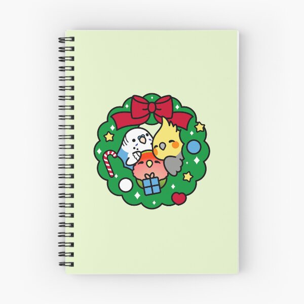 Item preview, Chubby Bird Christmas Wreath designed and sold by birdhism.