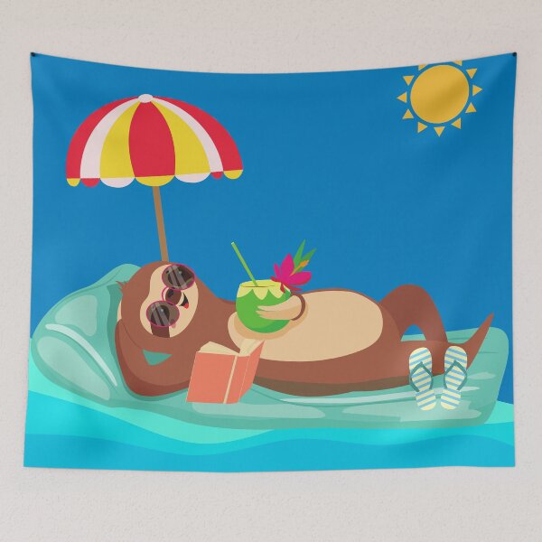 Item preview, Beachy Sloth designed and sold by tmdaliggr.