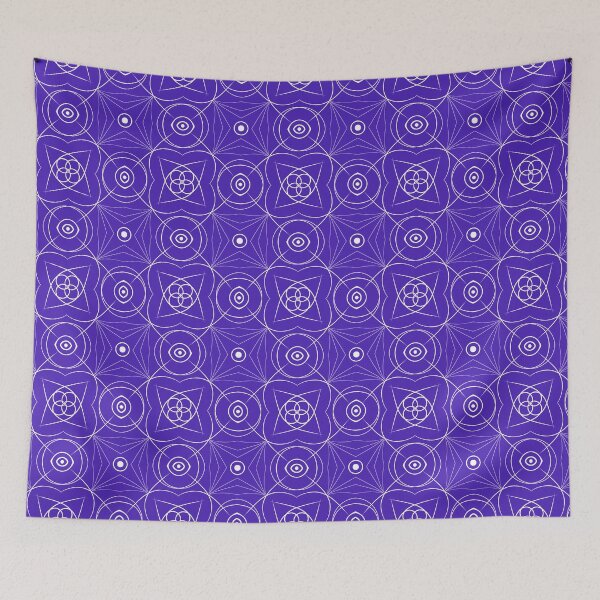 Item preview, Cool unique hand drawn geometric repeating pattern - WelshDesigns designed and sold by welshdesigns.