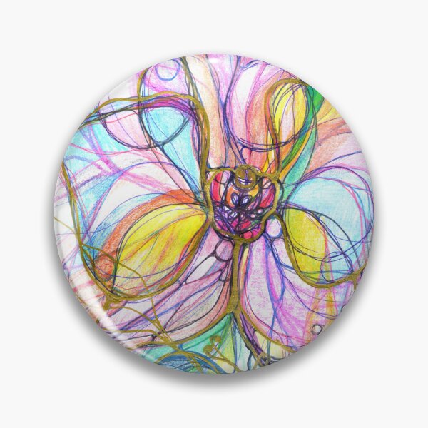 Item preview, Neuroart, Abstract colorful flower designed and sold by VikitaSolomakha.