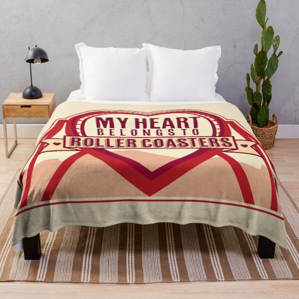Item preview, My Heart Belongs to Roller Coasters designed and sold by Thrilltography.