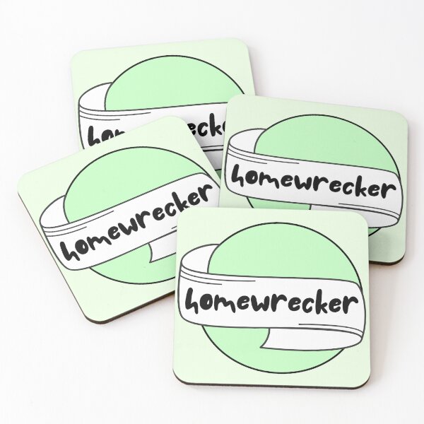 Item preview, Homewrecker Green Ribbon Circle Badge designed and sold by Pink Ribbon.