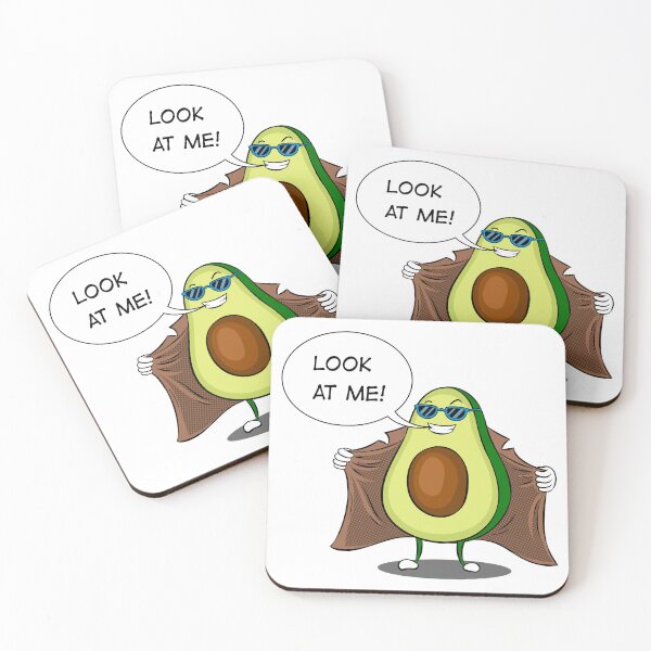 Item preview, Avocado exhibitionist in raincoat designed and sold by IronicEmpire.