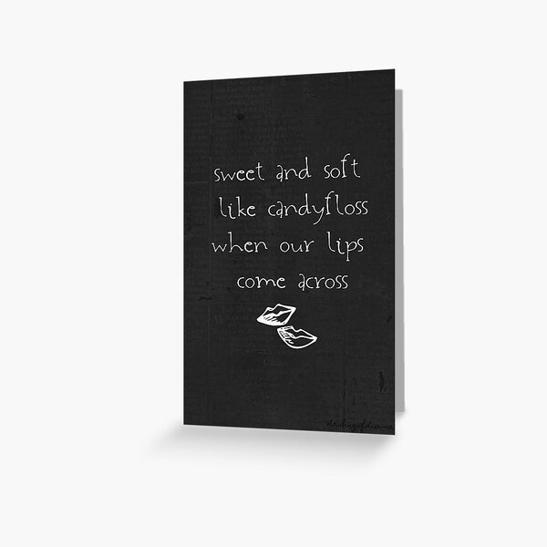 Kisses - Poem, Poetry Greeting Card