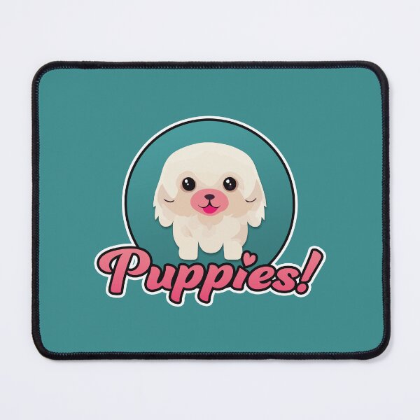 Item preview, Puppies! | Cute vector art puppy | Shichon puppy designed and sold by MadSwellDesigns.