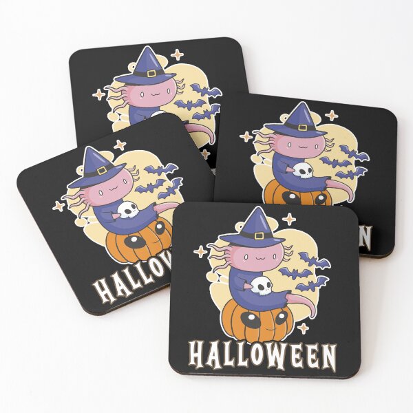 Item preview, Axolotl Anime Halloween Sitting On Pumpkin Gift Girls Teens Adults designed and sold by Countrysmart.