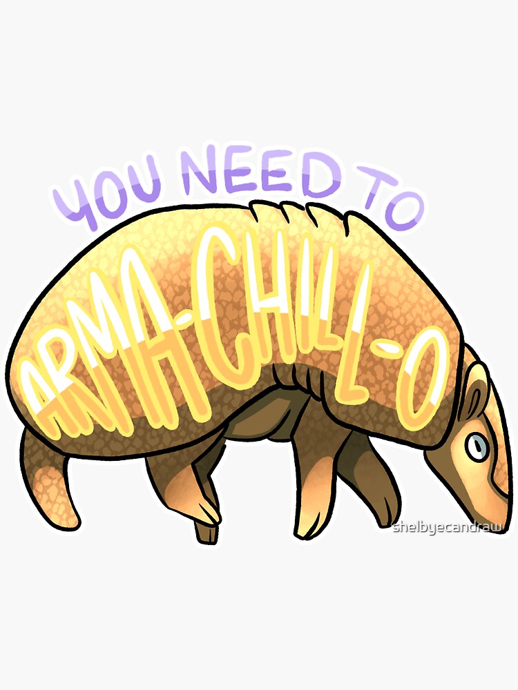 Armadillo Zero Calcare Sticker for Sale by Mels-Nemesi